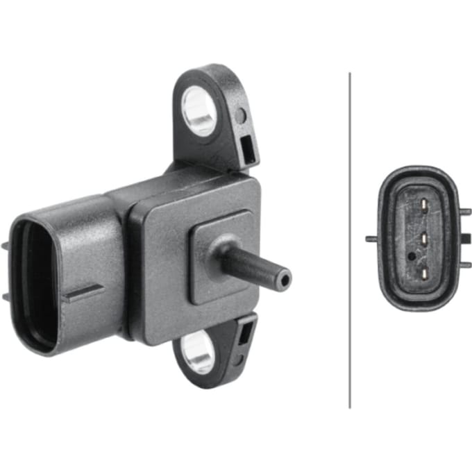 Sensor, inlaatspruitstukdruk HELLA 6PP 358 152-371