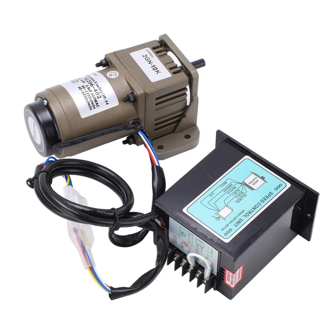 AC 220V 6W Eenfase Asynchrone Reductiemotor Vertraging Instelbare Snelheid (10K)