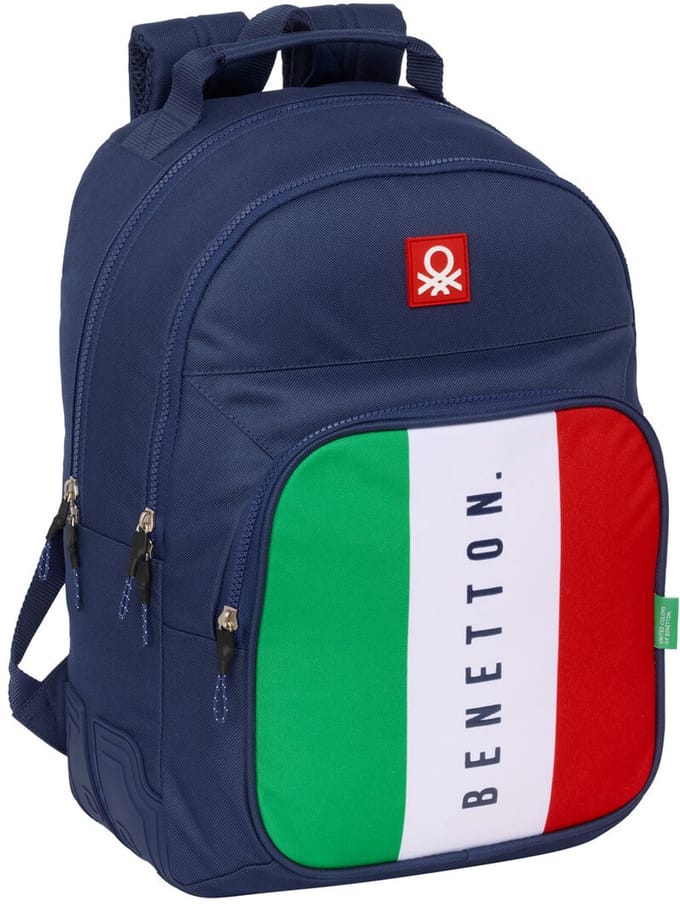Schoolrugzak Benetton Flag Marineblauw 32 x 42 x 15 cm
