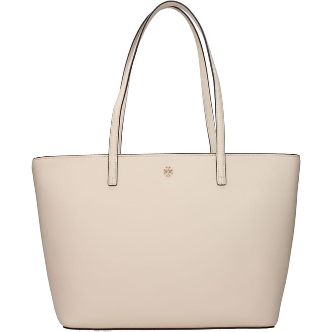 Tory Burch Beige Leren Schoudertas
