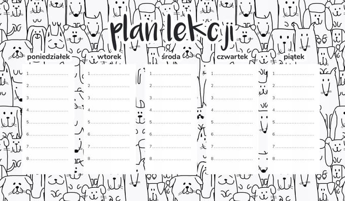 Wallvy - Magnetische Les Scheduul Planner - 30x17,5cm - Personaliseerbaar