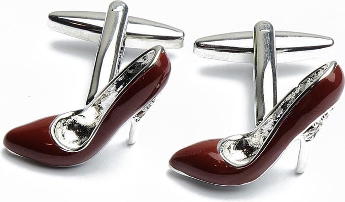 Manchetknopen - Hoge Hakken Schoenen Pumps Rood