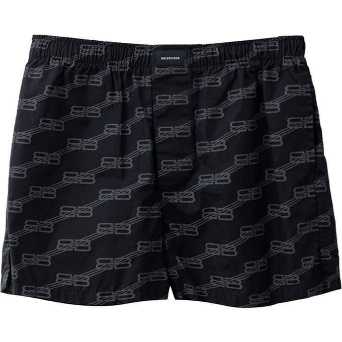 Shorts met Logo Allover Balenciaga