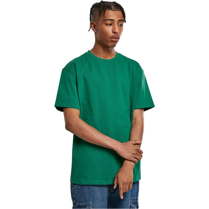 Urban Classics - Heavy Oversized Heren Tshirt - XS - Groen