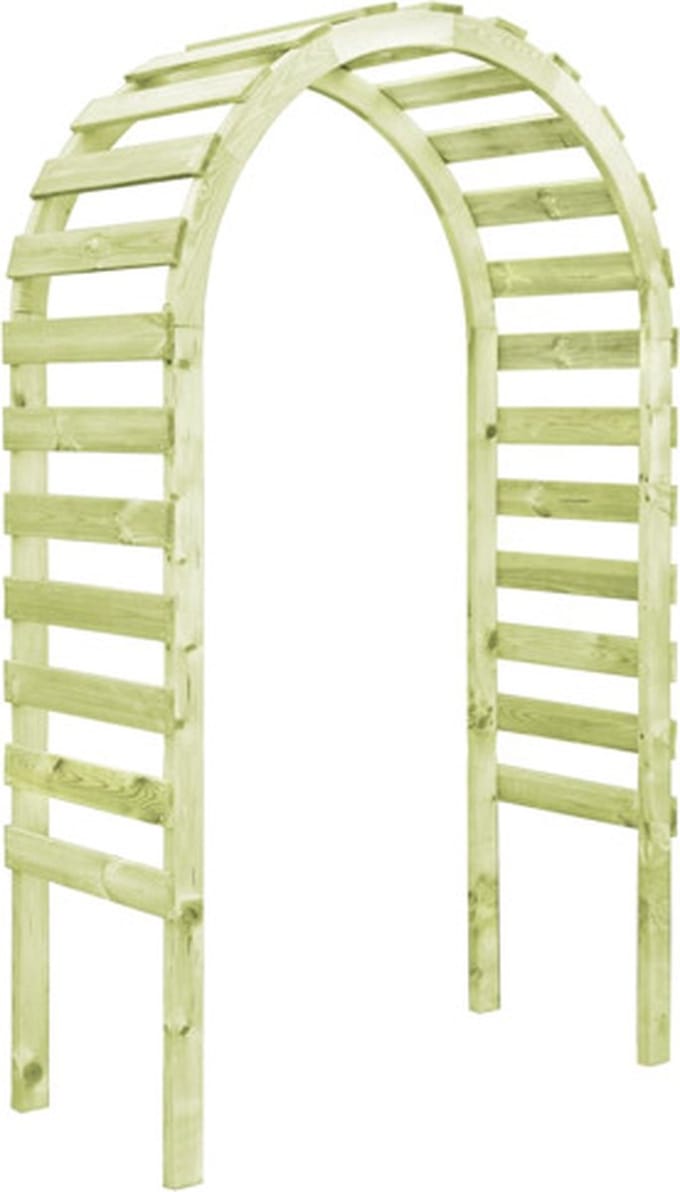 vidaXL - Pergola - 130x60x230 - cm - geïmpregneerd - grenenhout