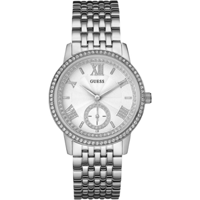 Guess Dameshorloge Kwarts Zilver