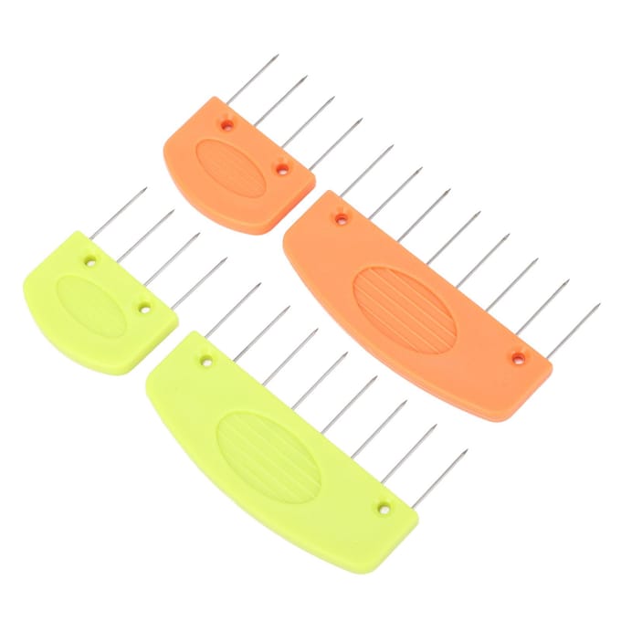 Peignes de Blocage Tricot Tricot Crochet Couture Ensemble de Peignes Outils de Projet Maison Orange Jaune orange