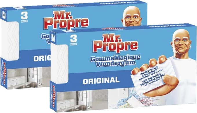 Mr Propre - Wondergum Original - 6 stuks (2x3)