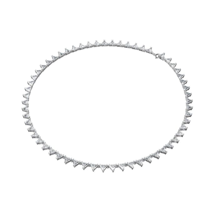 Collier Swarovski Coupe Triangle Femme colliers Argent 5599191 Box (Random Color)