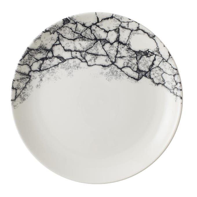 Churchill Kintsugi Accents Quartz Black Evolve Coupe Bord 22cm (12 stuks)