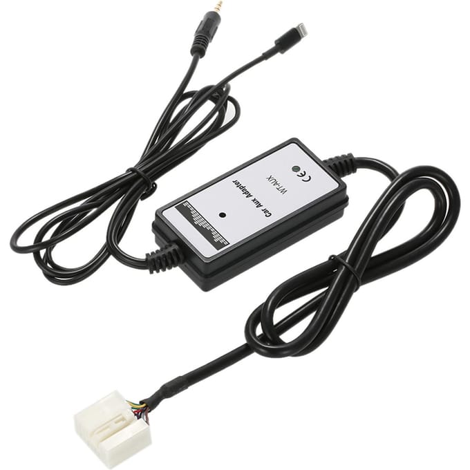 Voor Honda Acura 6Pin Auto 3.5mm Aux-in Audio Adapter USB Interface Opladen voor iPhone5 6 6s 6plus zwart
