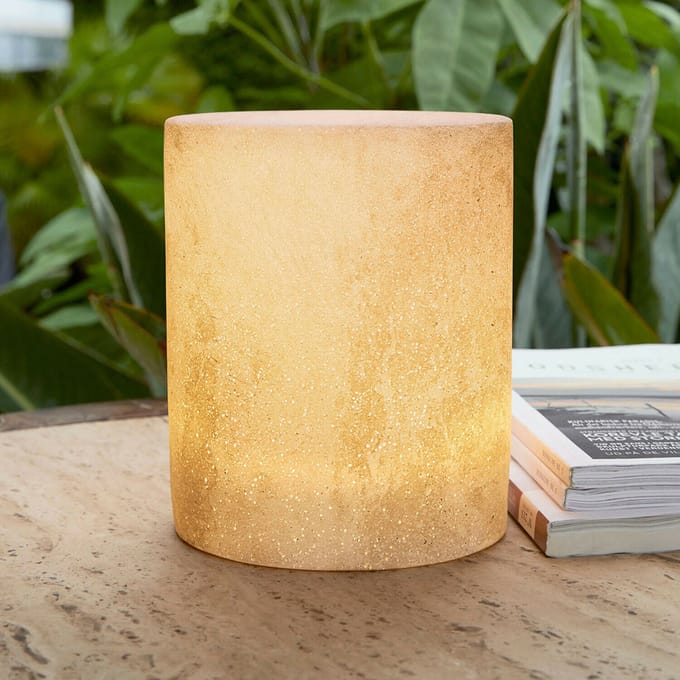 LOBERON Oplaadbare ledlamp Marévos crème