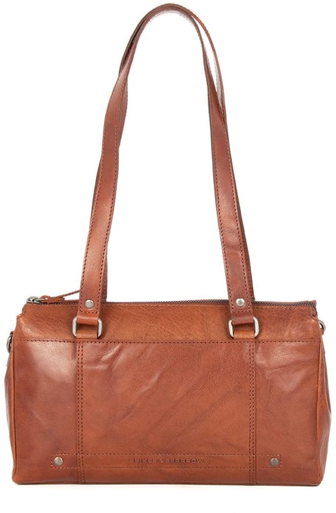 Leren Handtas - Jeannine - Brandy Cognac