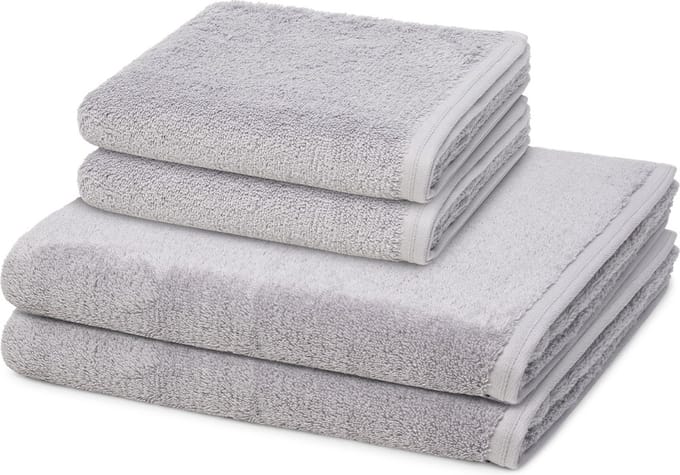 Vossen Sonstiges 2 X handdoek 2 X douchehanddoek - in set 4 pack Vegan Life