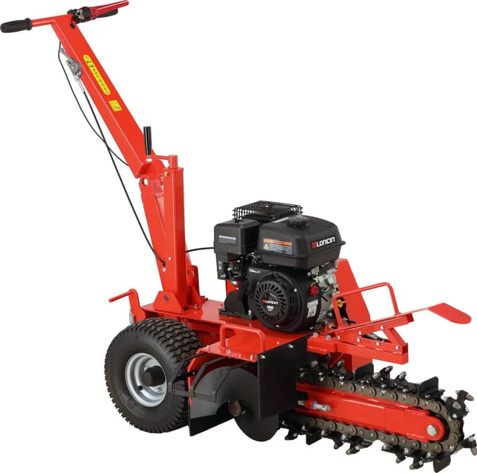 Toya Yato - Kettinggraver - 6,5PK - 450mm Diepte - Loncin Motor