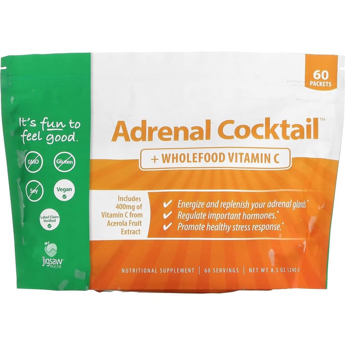Bijniercocktail + Natuurlijke Voeding Vitamine C, 60 Sachets, 4G Elk
