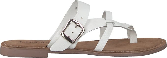 Lazamani Dames Slippers 75.608 - Wit