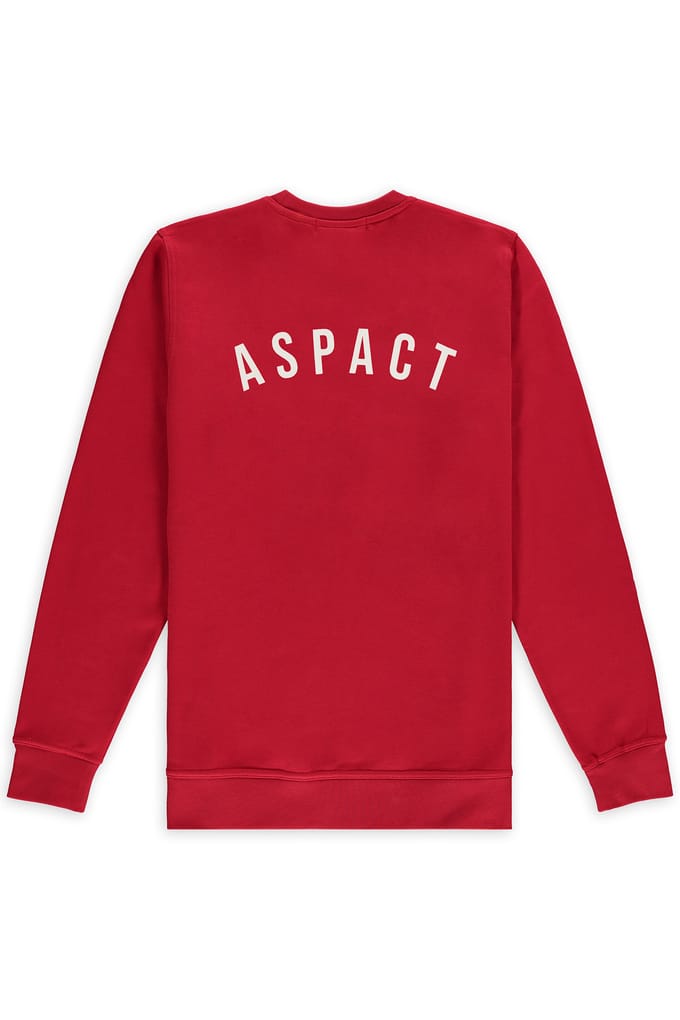 ASPACT Zavi Crewneck Red Taglia: M | Maglioni a maglia Outlet | Unisex | Rosso