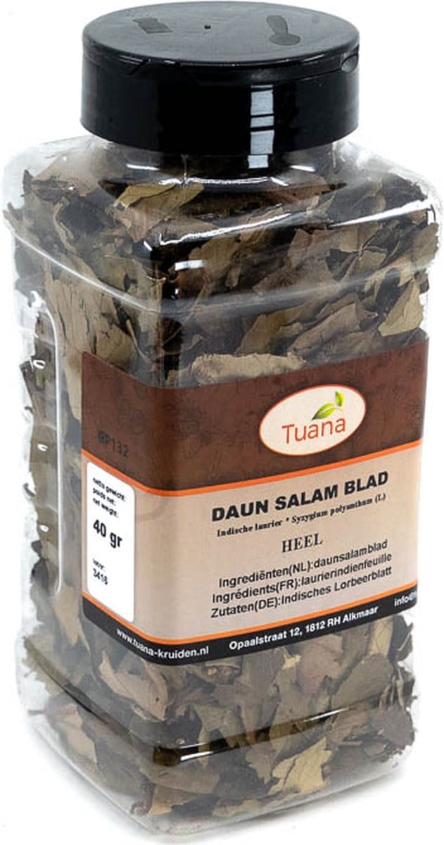 Tuana Kruiden - Daun Salam Blad - Strooibus 30 Gram - Tuanashop - GP-D-0008
