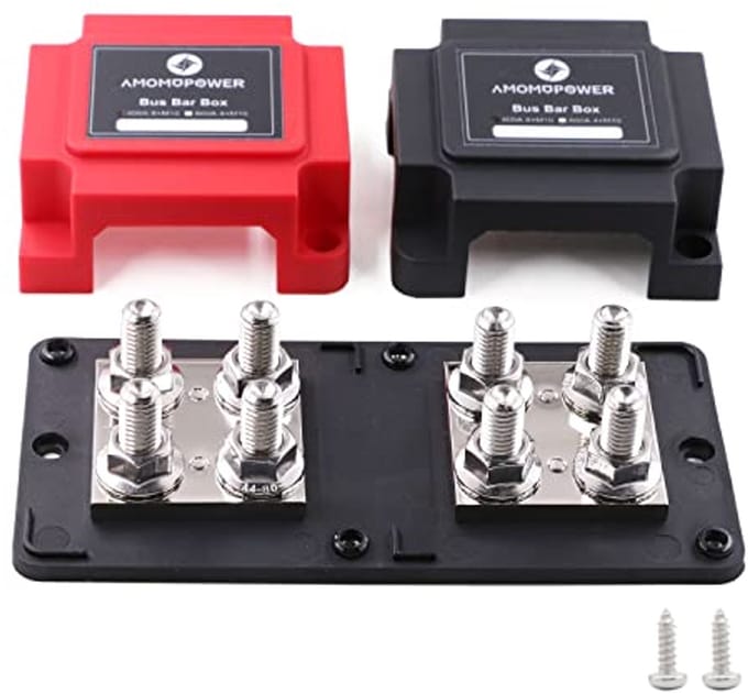 Heavy Duty DC Bus Bar 400A voor Zonne-energie, Camper, Boot en Auto