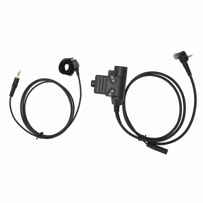 Walkie Talkie Headset U94 PTT Handradio Unilaterale Koptelefoon Adapter met Microfoon voor