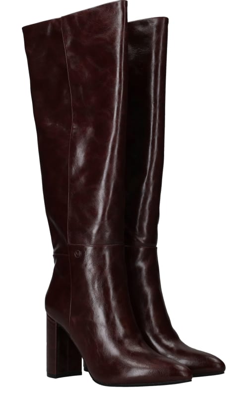 Mexx Heeled High Boot Krystal Indy Burgundy Red Dames