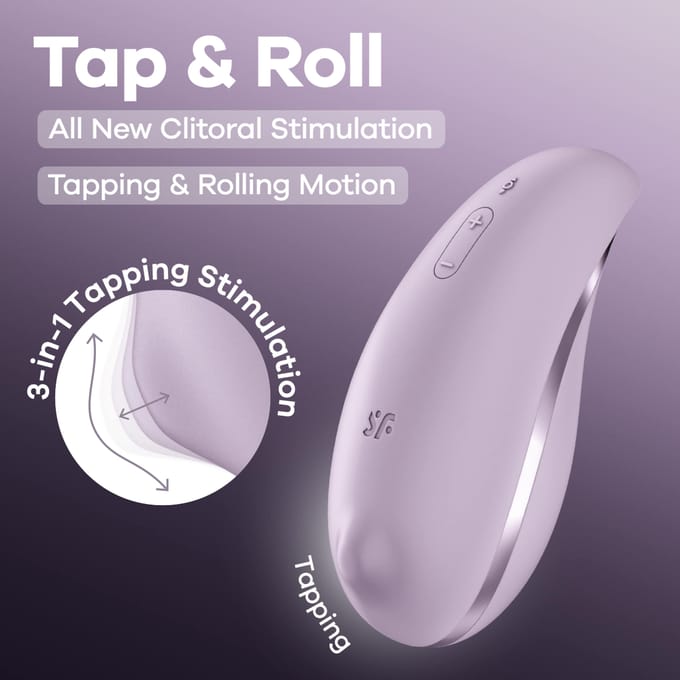 Satisfyer 'Tap & Roll', 12,5 cm