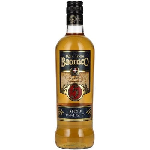 Baoruco Rum Ron Baoruco Ron Añejo 5 Años Rum 37,5% Vol. 0,7l