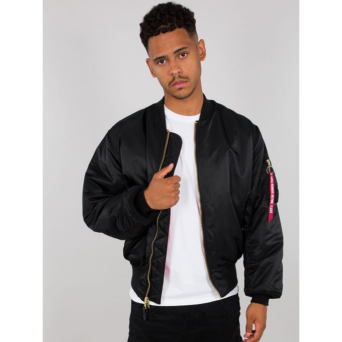 Alpha Industries Heren MA-1 Bomberjack in Zwart