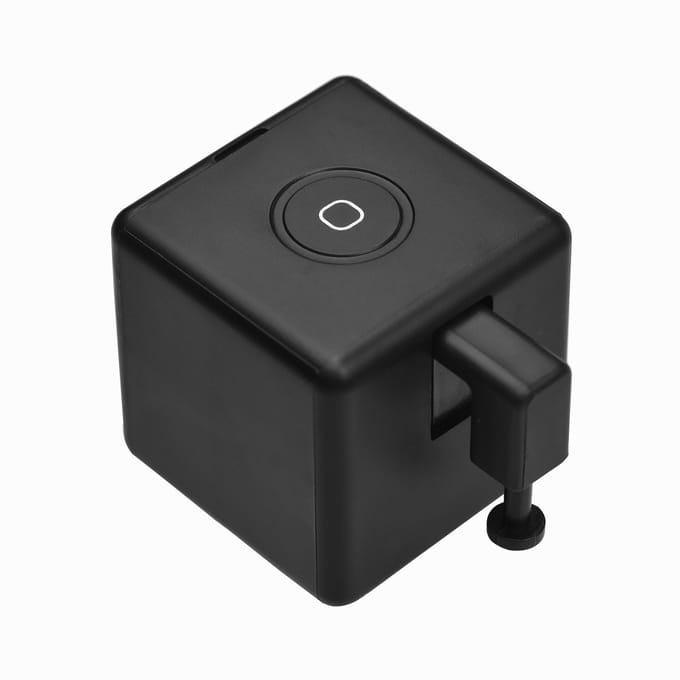Mini BT Fingerbot Home Automation Controller met Touch Button APP-bediening Spraakbediening Schema Touch Button zwart