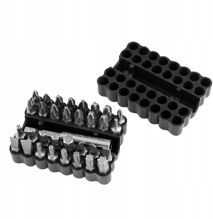 GRAPHITE Bitset 33 Delen met Magnetische Houder 60mm - 25mm Bits