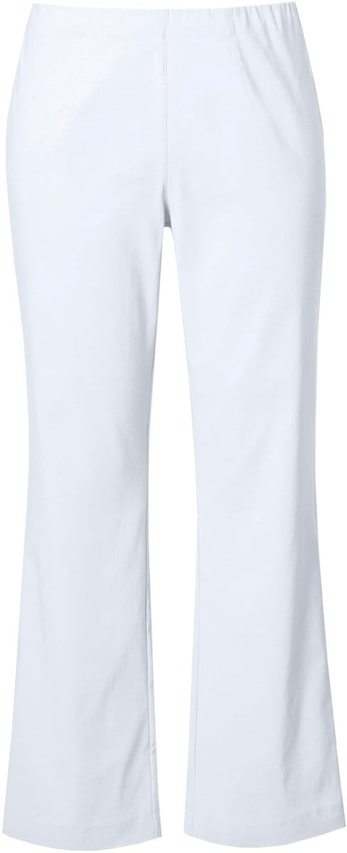Ulla Popken - Dames - Bengalin broek - Sneeuwwit - Maat 21