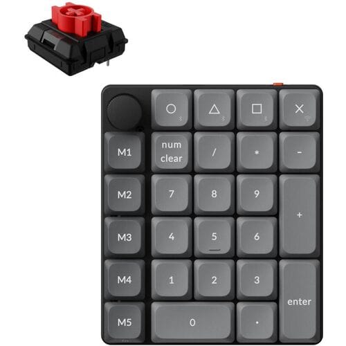 Keychron K0 Max QMK Wireless Custom Numpad - Numpad - Zwart