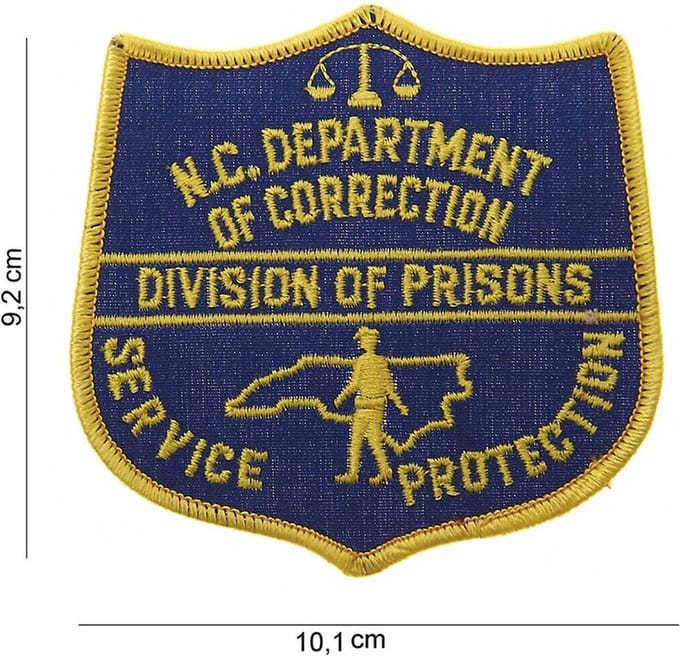Embleem stof NC Departments