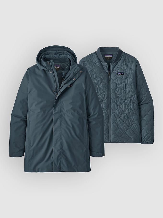 Patagonia Heyes Peak 3-In-1 Parka blauw