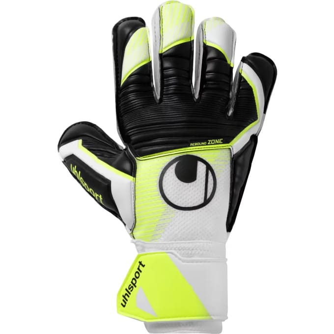 Uhlsport Soft Advanced White Fluo Yellow - Keepershandschoenen - Maat 9