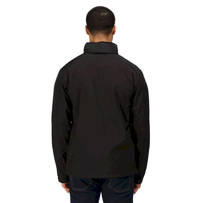 Regatta Heren Hydroforce 3-laags Membraan Waterdichte Ademende Softshell-jassen (Zwart/Zwart)