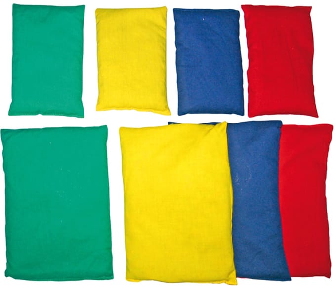 Eduplay pittenzak speelgoed blauw 20x15 cm textiel.