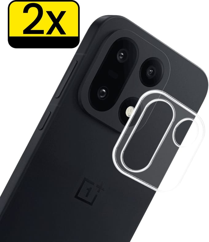 Camera Lens Protector - Geschikt voor OnePlus 15 - 2 Stuks - Camera Screenprotector - Beschermglas - Gehard Glas - Tempered Glass - Screen Protector