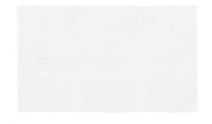 Tiseco Home Studio - Badmat RIVA - - 100% katoen - antislip - Rechthoek - 60x100 cm - Wit