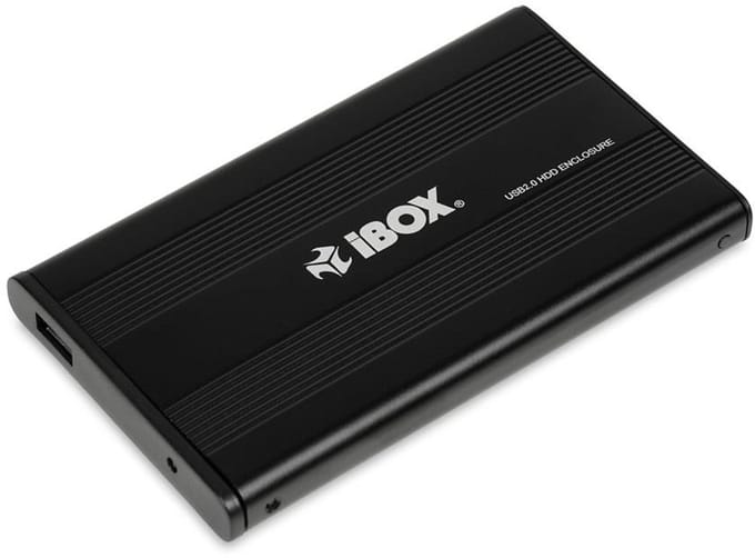 IBOX IEU2F01 Serie - Aluminium Behuizing voor Harde Schijf - 2.5" - USB 2.0 - SATA Compatibel