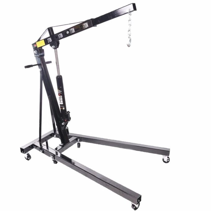 Rockforce RF-32002X - Hydraulische Werkplaatskraan - 2T - Opvouwbaar - 2200mm Hoogte