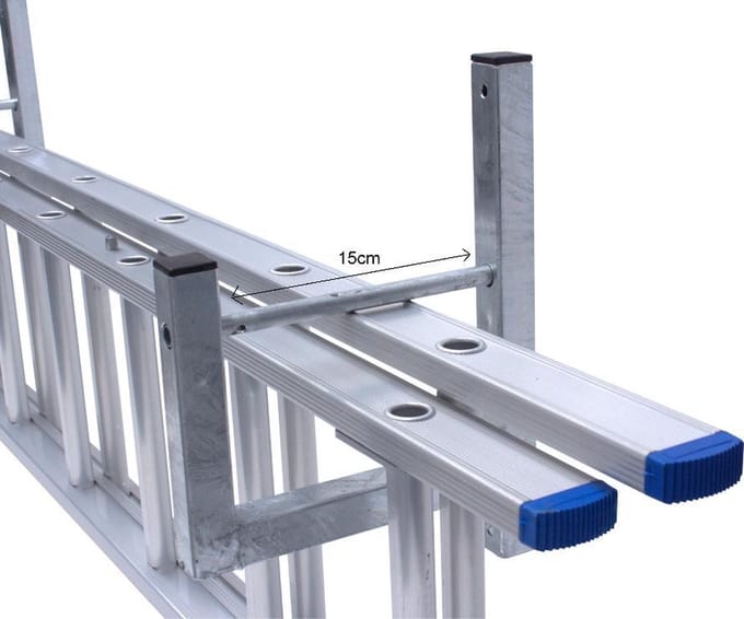 Alu-Top Ophangset - 1 of 2-delige ladder - Muurbeugel