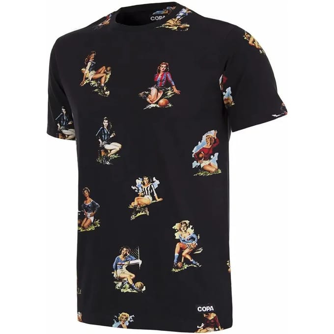 COPA - Calcio Donna T-Shirt - Heren - Zwart - M