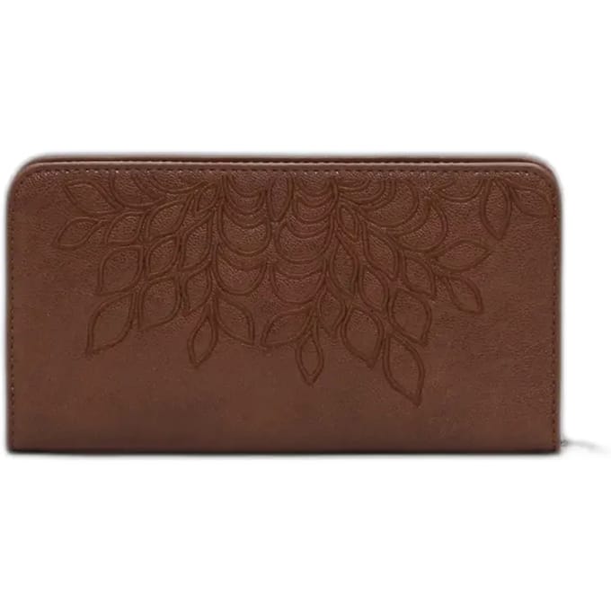 Desigual portemonnee Sierra Fiona Long Wallet Camel bruine