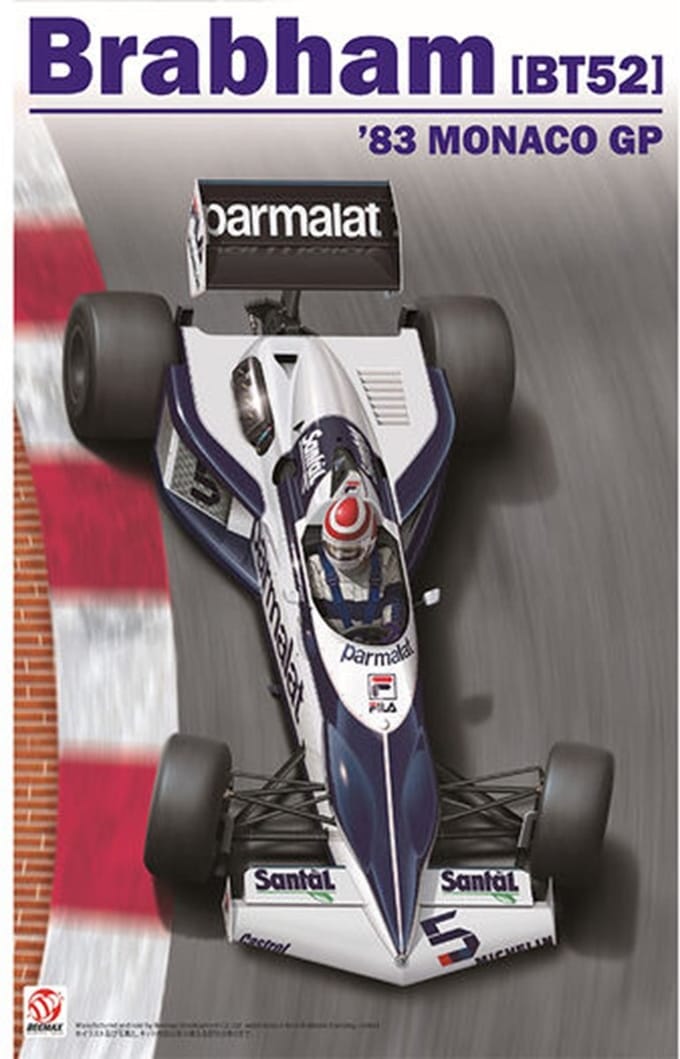 Beemax Modelbouwpakket Auto - 20002 Brabham (BT52) '83 Monaco GP - Formula 1 Auto Plastic - 1:20 - Modelbouw
