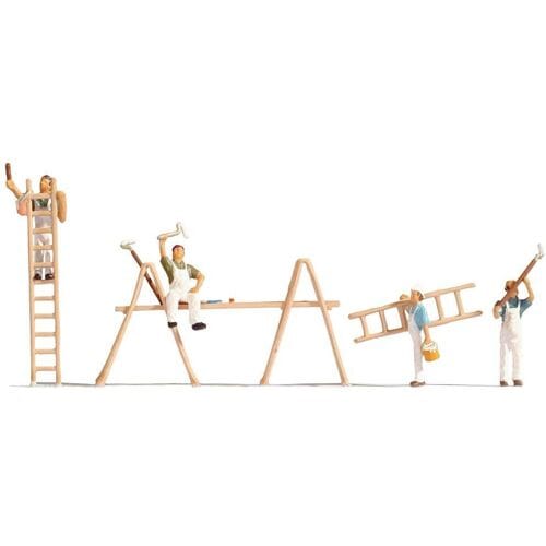 NOCH 15056 H0 Schilders figuren Kant-en-klaar model