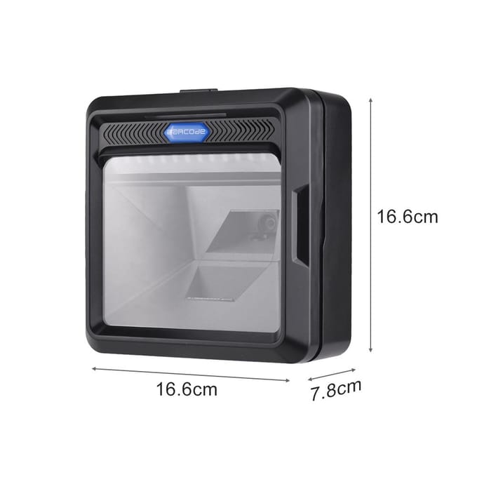 Hoge Snelheid Barcodescanner 1D 2D QR Code Bardcode Lezer Nauwkeurige Code zwart