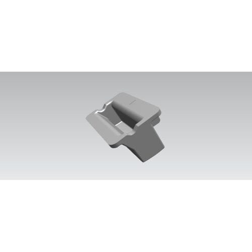 AEG knop, zilver, rechthoekig, ON/OFF 140040103040