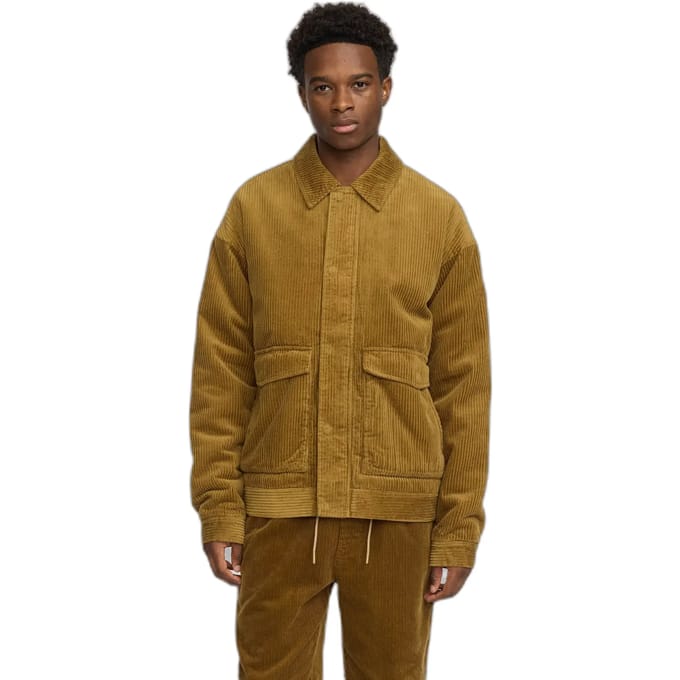 Gestepte corduroy jas Revolution